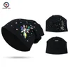 Beanie Skull Caps CHING YUN Mujeres Cashmere Knit Hat Soft Invierno Cálido Bordado Alta Calidad Mujer Color Sólido Sombrero de punto B19 13 231005