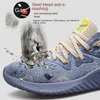 Stivali Scarpe antinfortunistiche da uomo da lavoro con punta in acciaio Sneakers antiperforazione maschile industriale indistruttibile 230928