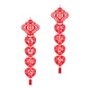 Gordijn 1 paar Chinese bruiloft thema deur banner festival couplet decor ornament