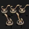 Handdukstativ 5 datorer Zinklegering Bronze Single Hook Antique Door Hanger Hooks Vintage Badrum Vägghängare Väggkrokar med skruvar 230926