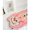 Carpets Funny Chubby Dragon Rug Comfortable Soft Bedroom Rugs Cartoon Living Room Decoration Carpet Pink Coffee Table Carpets Tapete 230928