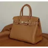 Originale Tote Bag Layer Togo Top Top Grena Lychee Cow in pelle Guida Borsa 2024 Nuova borsetta di grande capacità Womens IBB9 S6BX