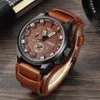 CURREN Top Marke Sport Herren Drop Uhren Männlich Uhren Datum Sport Militär Uhr Lederband Quarz Männer Uhr Geschenk 8225 21296j