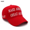 Ballkappen Donald Trump 2024 Kappe USA Baseballkappen Große Größe MAGA Präsident Hut Stickerei Großhandel Drop Hats 230928