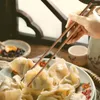 箸寿司長い滑り止めの調理再利用可能な人間工学に基づいたデザイン食器食器キッチンツール