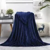 Blankets Super Soft Fleece Blanket Light Weight Solid Color Pink Blue Faux Fur Mink Throw Sofa Cover Bedspread Flannel 230928