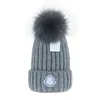 Moda Tasarımcısı 2023 Sonbahar ve Kış Yeni Örme Yün Şapka Lüks Örme Şapka Resmi Web Sitesi Sürüm 1: 1 Craft Beanie 7 Renkler Siyah