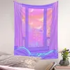 Tapestries Romantic Home Kawaii Architecture Room Decor Tapestry Hippie Macrame Wall Hanging Anime Decoration Tarot 230928