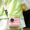 Zabawne kamery Dzieci Digital Instant Camera Zabawki 48MP Przednie tylne podwójne obiektyw 1080p Nagrywanie wideo Natychmiastowe kamera Elektroniczne zabawki Prezenty 230928