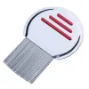 Rostfritt stål Terminator Lice Comb Nit Kids Hair Rid Headlice Super Density Teeth Ta bort Nits Comb Metal Brushes Hair 3233620 ZZ