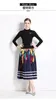 Dwuczęściowa sukienka projektant pasa startowego Pullover Knitted Black Tops i długi plisowany garnitur jesienny Kobiety Dwuczęściowe zestawy Elegancki zwykły strój imprezowy 2024