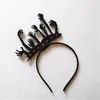 Pinces à cheveux Halloween bandeau noir araignée chauve-souris fantôme diable horreur Festival fête Cosplay bandeau femmes enfants accessoires