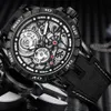ساعة معصم Onola Men's Watch Fashion Classic Design Imitation Mechanical Mostrical Movement Movement Quartz Clock247O