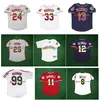 Ricky Vaughn Jose Manny Ramirez World Series Indians Baseball Jersey Jim Thome Kenny Lofton Omar Vizquel Albert Belle Mays Hayes Pedro Cerrano ROGER DORN Taille S-4XL