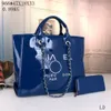 Tote Designer Bvs Bag Metal Chain Large Capacity Fashion Casual Lacquer Leather Shoulder Handbag Girls' Holiday Gifts Women Bags Wandering