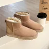 Women Boots Australia Tasman Slippers Tazz zamszowy platforma Slippera Winter Ultra Mini Snow But Sheepskin Fur Slajdes zamszowe wełna designerka kostki