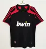 02 03レトロシャツサッカージャージ88 89ガリット90 91 93 94 Maldini Van Basten Football Kaka Inzaghi 07 08 96 99 Pirlo Shevchenko Baggio Long Sleeve Kids Jersey