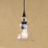 Hanglampen IWHD Glas LED-verlichting Design Vintage lamparmaturen Stijl Loft Industrieel Hangend Keuken Ophangarmatuur