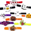 Vêtements pour chiens Accessoires d'Halloween en gros Accessoires pour animaux de compagnie Cravates Cravates Petit crâne mignon Citrouilles Chiot Toilettage 230928