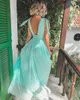 2023 Bridesmaid Dress V-Neck Ball Gown Dresses Chiffon Backless Formal Evening Plus Size Prom Party Custom