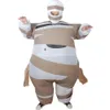 Mascot Costumes Carnival Halloween Funny Cartoon Figure Costume Funny Fat Atmosphere Prop Suit Scary Scary Egyptian Mummy Iatable Clothes