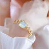Наручные часы для женщин, кварцевые, модные, роскошные, с бриллиантами, маленький циферблат, золотой браслет, ювелирные изделия, подарок, Relogios Feminino