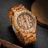 new Top Brand Uwood Men's Wood Watches Men and Women Quartz Clock Fashion Casual Wooden Strap Wrist Watch Male Relogio286e