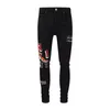 Designer Hot Sell Jeans Black Men Masculino Casual n Motocicleta Matra