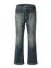 Jeans da uomo lavaggio vintage giapponese coreano gamba larga Y2K 2023 coppia sciolto goccia dritto lunghezza del pavimento carico