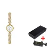 Horloges Luxe Diamanten Armband Kleine Gouden Horloge Japanse Stijl Elegante Polsbatch Quartz Voor Meisje Klok Gift Montre Femme