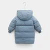 ダウンコート2-12年ロシアの子供の子供のダウンアウターウェア冬服ティーンボーイズガールズコットンパッドパーカコート厚い暖かい長いジャケット231005