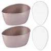 Miski 2PCS Pudding Cups Kitchen Egg Parowane podkojenia