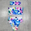 Tasarımcılar Bikini Kadın Seksi Mayo 2 Parçalı Setler Mayo Banda Bankalı Takım Takım Mayolar S-XL SICAK