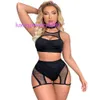 Set di reggiseni Completo di lingerie erotica sexy Crotchless Mutandine a rete Set di biancheria intima Intimità Bondage Porno Flirtare Giocattoli del sesso per la donna Fornitore