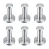 Towel Racks 6Pcs/set Clothes Robe Hooks Stainless Steel Bathroom Door Hanger Hook for Towels Bag Wall Mounted Coat Hanger with Screws 230926