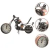 Wall Clocks Motorcycle Clock Living Room Decor Desktop Ornament Home Office Vintage Novel Adornment Decorative