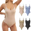 Shapers femininos tanga bodysuit shaperwear para mulheres corpo inteiro shaper barriga controle escultura cintura trainer roupa interior sem costura camisola