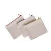 Sublimation Blank Cosmetic Bags Canvas Zipper Pencil Cases Customized Women Makeup Bag Fashion Handbag Pouchs Bags birdone