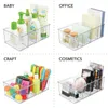 Boîtes de rangement Bacs 4 grilles Organisation du garde-manger transparent Bacs de stockage des aliments avec séparateurs amovibles Cuisine Réfrigérateur Organisateur Armoire Tiroir Boîte 230928