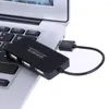 Ultra Slim Dockingstation, sicheres Plug-and-Play, langlebiges Mini-Hochgeschwindigkeits-Computerzubehör, Zuhause, 4 USB2.0-Anschlüsse, USB-Hub-Splitter