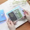 حقيبة بطاقة الائتمان بالليزر الشفافة PVC Bag Women Organizer Wallet Wallet Clear Passport Cards Bags DB738