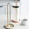 Rollo de cocina de acero inoxidable, soporte para toallas de papel, soporte para pañuelos de baño, servilletas de oro rosa, estante, accesorios de almacenamiento para el hogar y la cocina C101245E