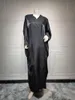 Vêtements ethniques Plus Taille Batwing V Cou À Manches Longues Abaya Femme Dubaï Robe Femmes Fête Élégante Lâche Maxi Robes Kaftan Turc