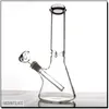 Hookah Glass Bong 10.7 "Base de vasas Tuberías de agua Material grueso para fumar bongs