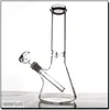 Hookah Glass Bong 10.7" beaker base water pipes dab rig thick material for smoking bongs