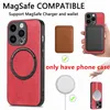 Coque de conception magnétique pour iPhone15 Pro Max 12 13 Mini 15 Pro 14 Plus XR 12Pro XS 11 Pro 13 Pro Max, housse de téléphone anti-empreintes digitales