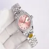 Haute qualité 26mm mode or dames robe montre diamant cadran saphir mécanique automatique femmes montres bracelet en acier inoxydable 245N