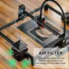 FLYING BEAR LaserMan Lasergravur-Schneidemaschine mit Airmate Assist-Filter für WiFi-Verbindungsgravierer