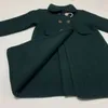 Manteau garçon fille princesse noël vert 100 laine longue veste infantile enfant en bas âge épais espagnol vêtements d'extérieur bébé vêtements 12M12Y 231008