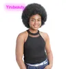 Synthetic Wig Exploding Head Wig Headband African Microwave Curly Hair Fluffy Wigs headband